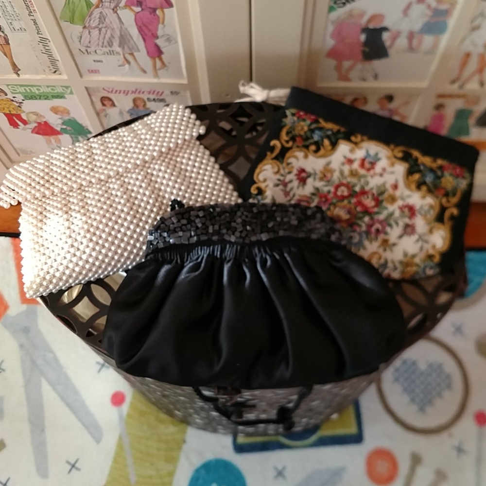 Group of 3 mini special occasion evening bags